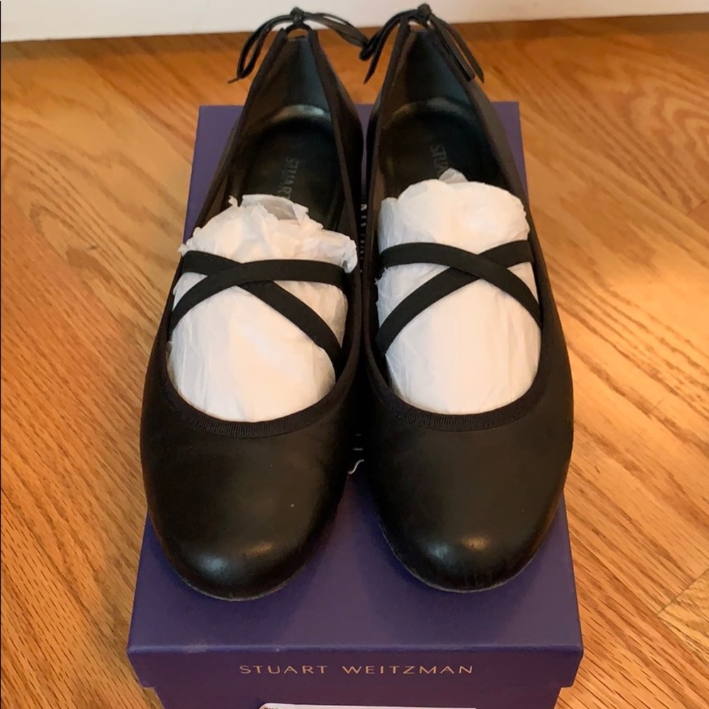 Stuart weitzman bolishoi black kappa flats sz 7.5